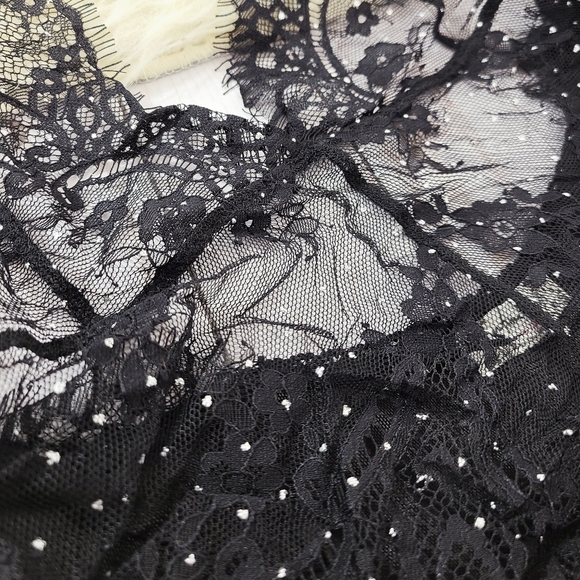 Free People Showoff bodysuit black lace sheer NWT - Picture 4 of 8